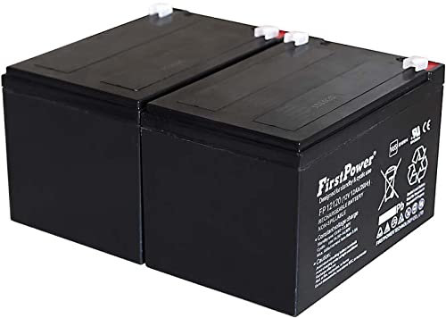 FirstPower Blei-Gel Akku für USV APC RBC 6 12Ah 12V VDs, 12V, Lead-Acid