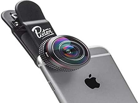 Pixter Objectif Super Fisheye Pro 235° - Compatible Tous Smartphones (Android, iOS, Windows Phone) - Compatible Multi Capteurs et Multi Caméras