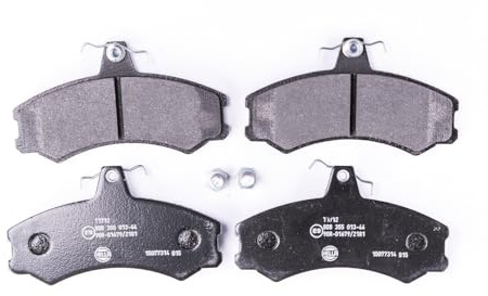 HELLA PAGID 8DB 355 013-441 Bremsbelagsatz - T1712 - Dicke/Stärke: 15mm - Bremssystem: Lucas - nicht für Verschleißwarnanzeiger vorbereitet - für u.a. IVECO