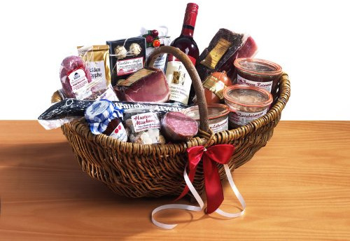 Präsent Friesen-Kiepe Nr. 27 | Geschenkset mit typischen friesischen Spezialitäten | Perfekt für Liebhaber der Nordseeküste und besondere Genussmomente