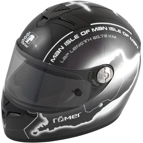 Römer RR 207-12 Gr. M Integralhelm TT,schwarz / weiß