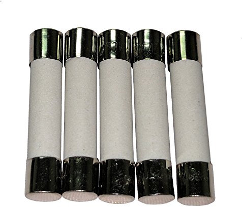 Cantidad: 5.Fusible de cerámica 20A / 250V MDA20A, MDA20, tipo fusión lenta