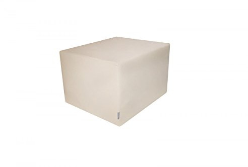 Manufaktur Schaumstoffe Wegerich Stufenlagerungswürfel mit Bezug Baumwolle Creme