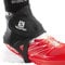 Salomon Trail Gaiters Low Unisex Gamaschen Trail Running Wandern MTB Lauf, Leichte Handhabung, Haltbarkeit, Trail Running Wandern MTB Laufz, Schwarz, L