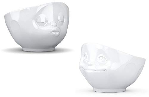 Fiftyeight Schalen Set, 2-er Set verknallt & küssend, Müslischale