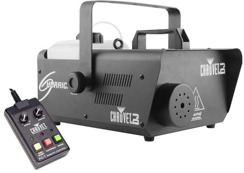 CHAUVET DJ Hurricane 1600 Compact High-Output Fog Machine w/Timer Remote & Automatic Shut-Off, BLACK