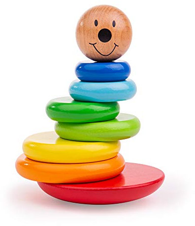 Tidlo Wooden Magnetic Wobbly Stacker