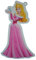 alles-meine.de GmbH XL - 3-D Prinzessin Wand Bild Aurora Dornröschen Princess Mädchen rosa - Kinder/Wanddeko für das Kinderzimmer - aus als Türschild - Wandbild