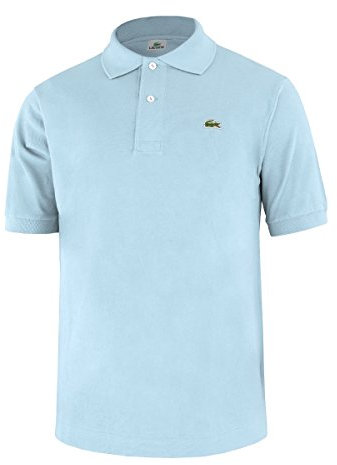 Lacoste Herren Polo-Shirt Kurzarm L1212, Männer Polo-Hemd,2 Knopf,Regular Fit,Blau,8
