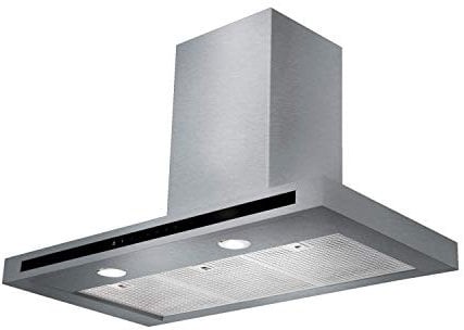 Rangemaster Hi-Lite Slimline 90cm Chimney Cooker Hood - Stainless Steel