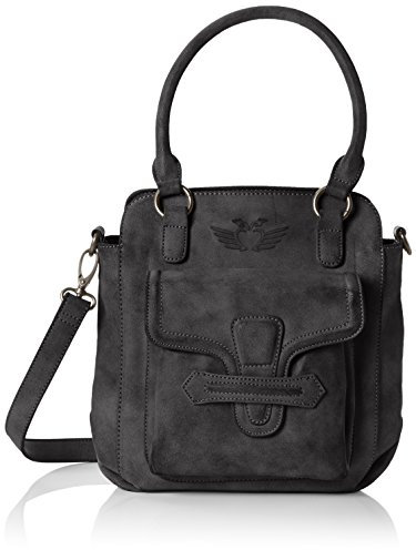Fritzi aus Preussen Lovisa FaP-HW-16-112 Damen Henkeltaschen 29x28x8 cm (B x H x T), Schwarz (Onyx-Vi)