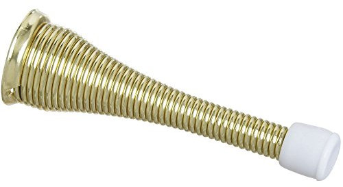 National Hardware N184-291 V232 Feder-Türstopper aus Messing, 2 Stück