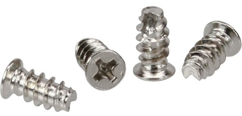 InLine Lüfterschrauben 5,0 x 10,0mm, silber (50 Stück)