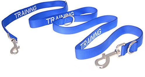 ABRICHTUNG Blau Farbkodiertes Nylon 2 Meter Professionelle Hands Free Nylonhundeleine (Do Not Disturb) Verhindert Unfälle Mit Warnung Sonstige Ihren Hund im Voraus