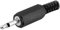 goobay 5er Set Klinkenstecker 3,5mm Mono, Kunststoff