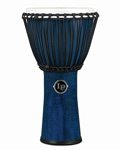 LP Latin Percussion Djembe World Beat FX Rope Tuned 11 Blau LP724B