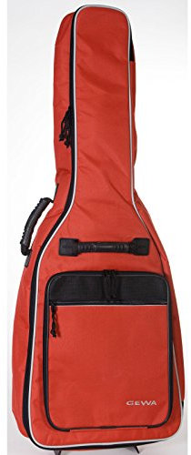 GEWA 212112 Economy 3/4-7/8 Gig-Bag per Chitarra Classica, Resistente Agli Strappi e all'Acqua, Rosso