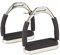 Equinez Tools Flex Stainless English Saddle Stirrups Iron Pads Knee Ankle Stress Pain Relief