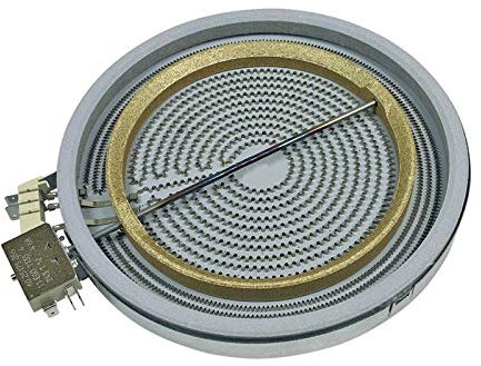 Heizkörper Heizzone Ø 225/170mm 2400/1500W Herd Bosch Siemens 00494747 EGO 10.53213.494 für Kochfeld Herd