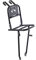 Steco Unisexe - Porte-Bagages Avant Comfort pour Adulte - Noir - 20 x 20 x 20 cm