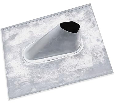 PremiumX Bleiziegel Bleipfanne 330x400mm Dachpfanne Blei Dachabdeckung Blei-Dachziegel Abdeckblech Antennenziegel universal