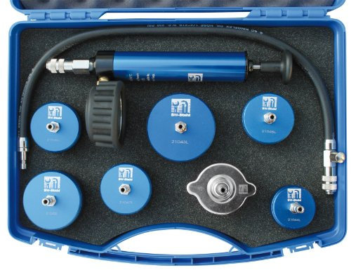 SW-Stahl 21040L Kühlerabdrücksatz für NFZ, komplett mit Pumpe+Schlauch