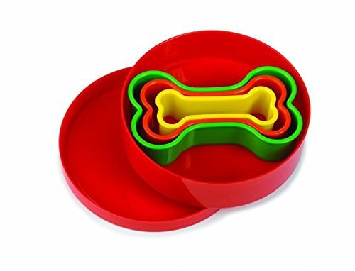 Ausstechformen Hundeknochen- Set 3 In Einer Wanne