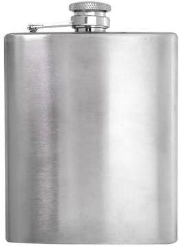 Hip Flask 200 ml Stainless Steel Pocket Hip Flask Schnapsflache Water Bottle