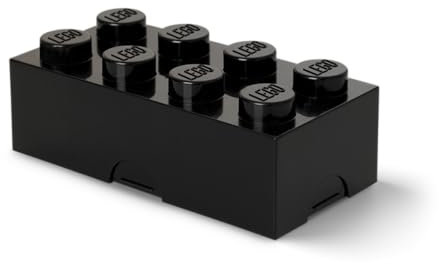 Lego Classic Contenitore Portavivande a Bottoncini, PiccoloContenitore o Portamatite, Nero