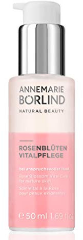 ANNEMARIE BÖRLIND – Rose Blossom Revitalizing Care – Sustainably Sourced Anti-Aging Face Serum With Valuable Plant Oils for a Vitalized and Smooth Skin – 1.69 Oz