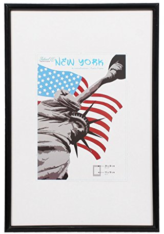 Dorr New York Bilderrahmen, quadratisch, 30,5 x 30,5 cm, Schwarz