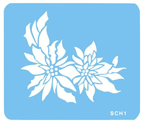 JEM PME SCH1 Weihnachtsstern-Schablone, Kunststoff, Blue, cm, 15 x 1 x 15 cm, 1 Einheiten