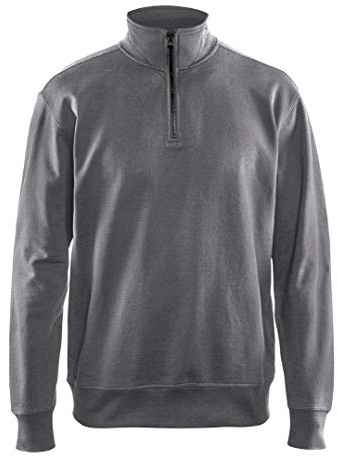 Blakläder 3369115810004XL storlek 4XL halvdragkedja tröja – vit XXL Grå