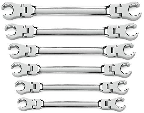 GEARWRENCH 81911D Flex Flare Mutternschlüssel, metrisch, 6 Stück