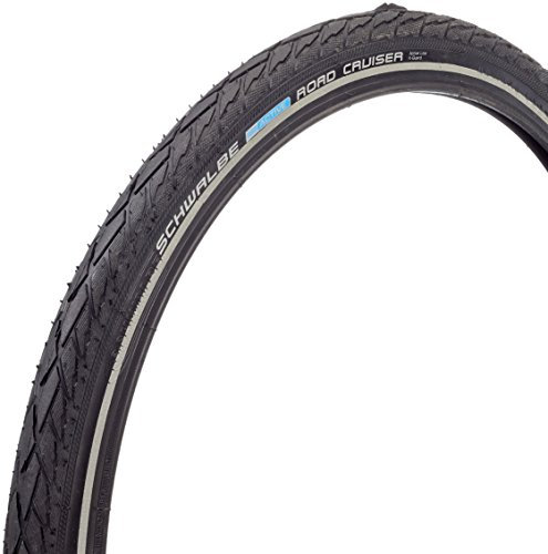 Schwalbe Unisex – Erwachsene Fahrradreifen, Schwarz, Road Cruiser K-Guard, TwinSkin 44-484-TwinSkin