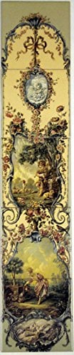 Salzburg Ceramic Tile Mural Fireplace 5 Decorative Tiles 6 Bucolic Pastoral Classic Hand Decorated in UK