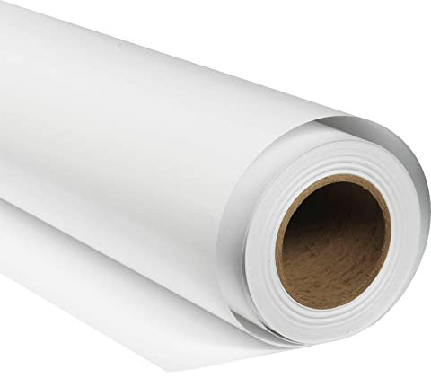 Bresser F000904 SBP01 Rouleau de Fond en Papier 2,72 x 11 m Blanc Arctique