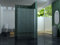 impex-bad_de Duschtrennwand FREE 100 x 200 cm, Modern, Klarglas, Aluminium, Gehärtetes Glas, 10 mm ESG-Sicherheitsglas, Freistehend