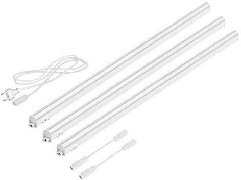 parlat LED Unterbau-Leuchten Rigel, je 87,3cm, je 1002lm, warm-weiß, 3er Set