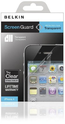 Belkin Schutzfolie (geeignet für Apple iPhone 4) klar