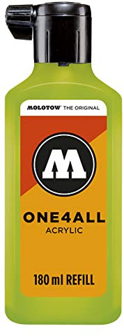 Molotow ONE4ALL Refill Acryl, Farbe 221 grashüpfer 180 ml, Nachfülltinte für Permanentmarker