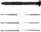 Eclipse Professional Tools 7772 Jewellers Pocket Screwdriver Set (1 screwdriver & 6 interchangeable blades)