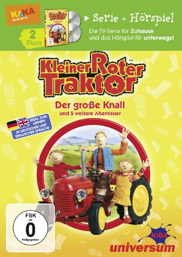 Kleiner roter Traktor 01, Serie + Hörspiel - Der große Knall + 5 weitere Abenteuer (+ Audio-CD) [2 DVDs]