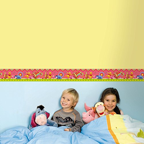 Disney Winnie The Pooh Pink Wallpaper Border
