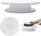 Jazooli Cake Decorating Turntable Rotating Round Stand Icing Kitchen Display Platform Revolving Decorations 360 Degree Bakery Home Cook Chef Professional, 28cm Diameter
