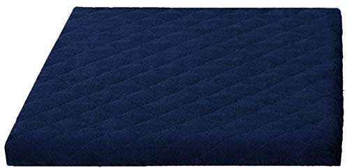 Brandsseller Funda 60 x 60 cm para lavadora y secadora – Cubre lavadora acolchado con elástico – Protector de tela – Azul
