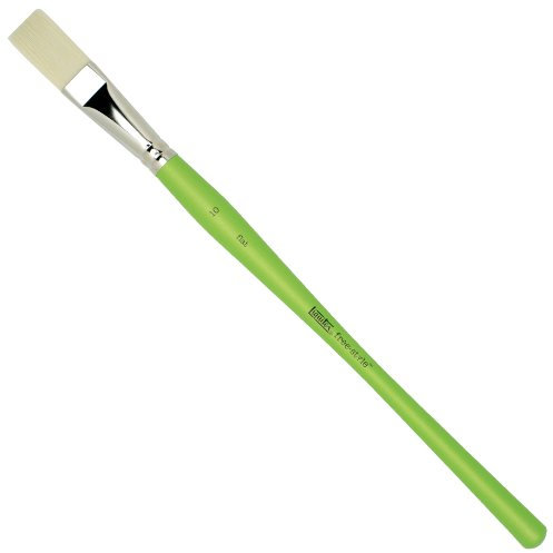 Liquitex 1300310 Free Style Künstler - Pinsel, langlebig und formstabil aus hochwertigen synthetischen Faser für volle Kontrolle beim Farbauftrag -Flachpinsel - Nr. 10
