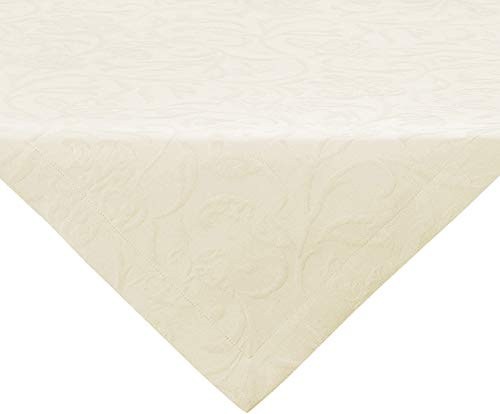 Pichler Mitteldecke Cordoba bügelfrei Natur Größe 80x80 cm