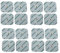 TENS-Elektroden-Pads, 5 x 5 cm, selbstklebende Elektroden mit 3,5-mm-Bolzenanschluss (16 Stück), kompatibel mit Beurer- und Sanitas-Zehngeräten