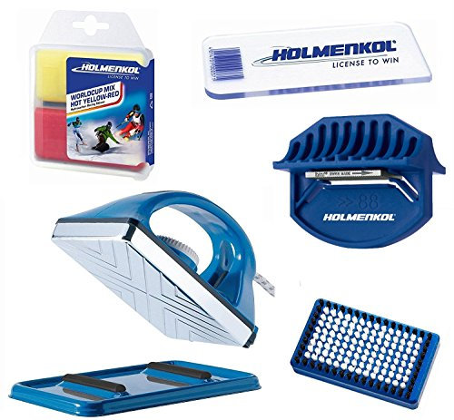 Holmenkol Skiwax Set Skiwachs Worldcup Starter Set Ergo Easy 5teilig